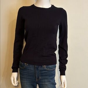 H&M Black Long Sleeve Muscle Tee